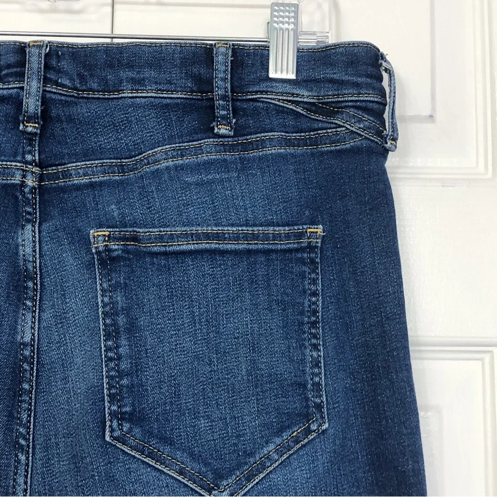 River Island Plus Dark Wash Denim High-Rise Skinny Ankle Jeans 14
